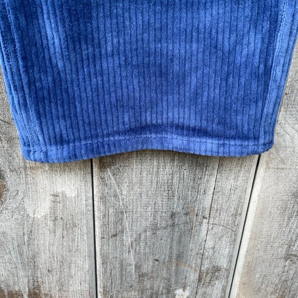 NWT KanCan Navy Blue Corduroy Wide Leg High Rise Boho Pants Size 32 Stretch - Picture 12 of 15